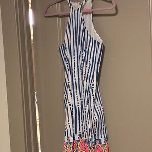 Lilly Pulitzer Blue and Pink Striped Dress